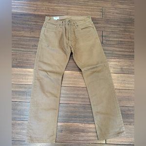 Todd Snyder 31 x 29 (hemmed) Chestnut Bedford Cords